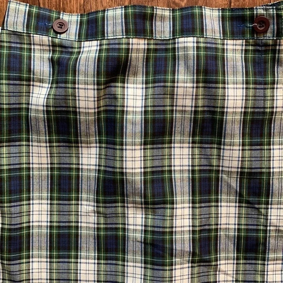 Blue Plaid School Uniform Skorts Missy 14, Missy 16 New - Picture 4 of 7